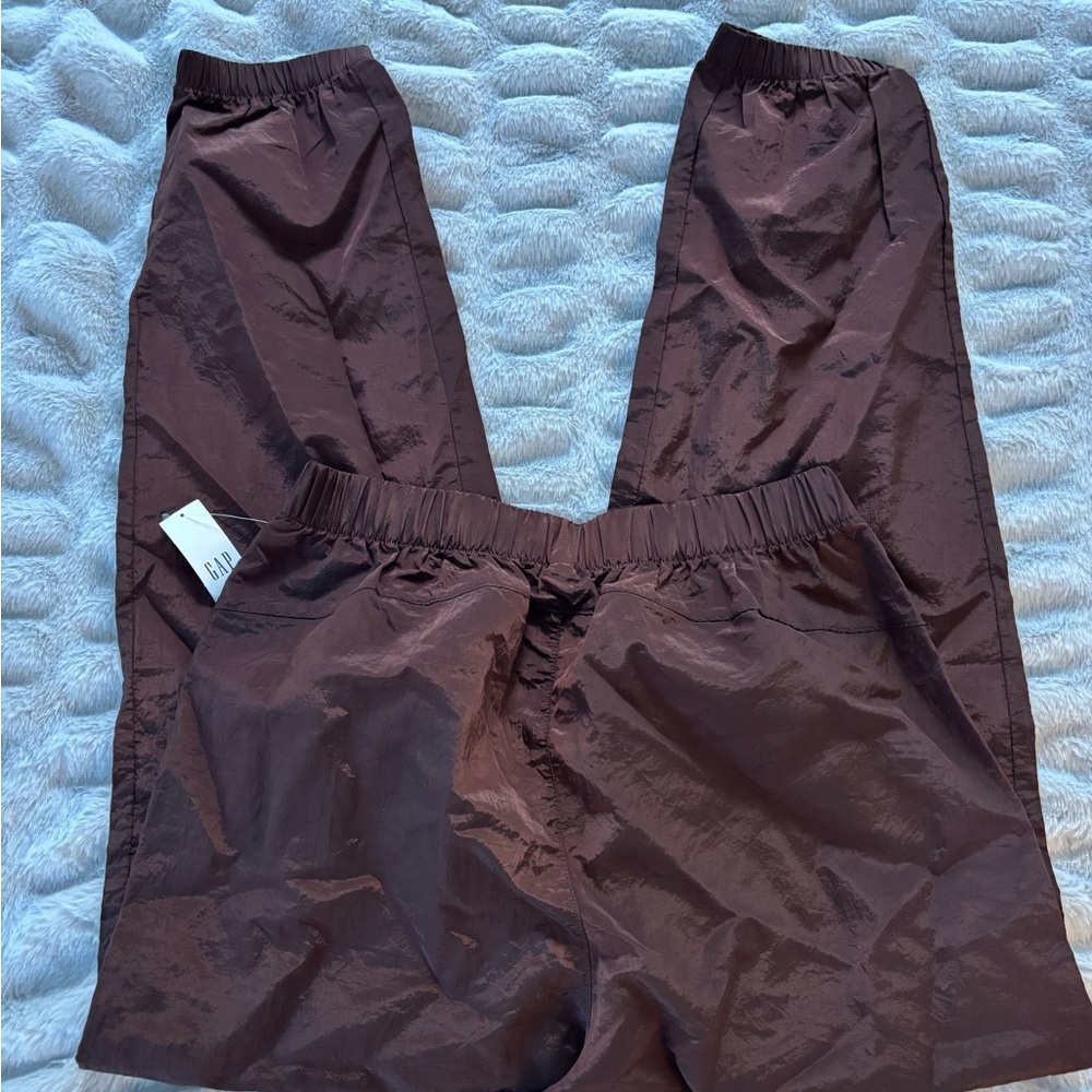 Gap Women’s Brown Windbreaker Pants - Picture 7 of 9